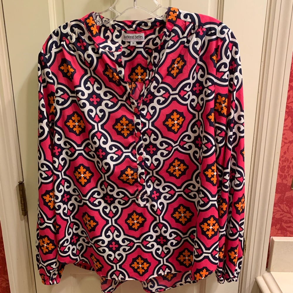 Long-sleeve blouse